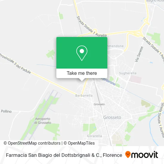 San Biagio Pharmacy of Dottsbrignali & C. map