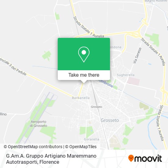 G.Am.A. Gruppo Artigiano Maremmano Autotrasporti map