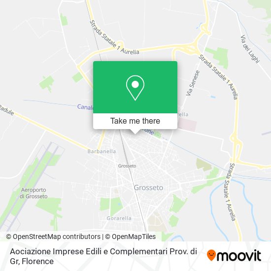 Aociazione Imprese Edili e Complementari Prov. di Gr map