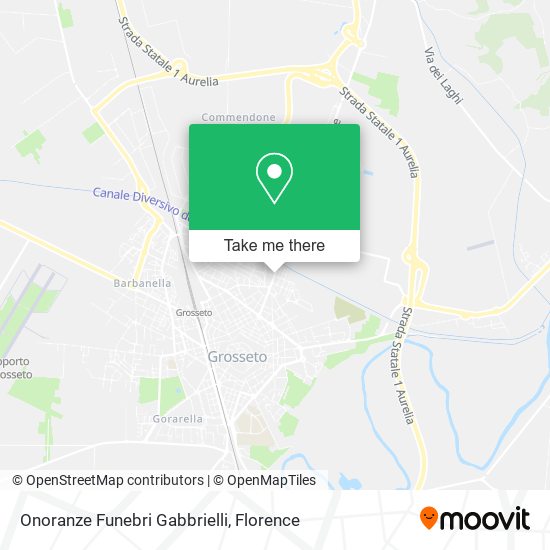 Onoranze Funebri Gabbrielli map