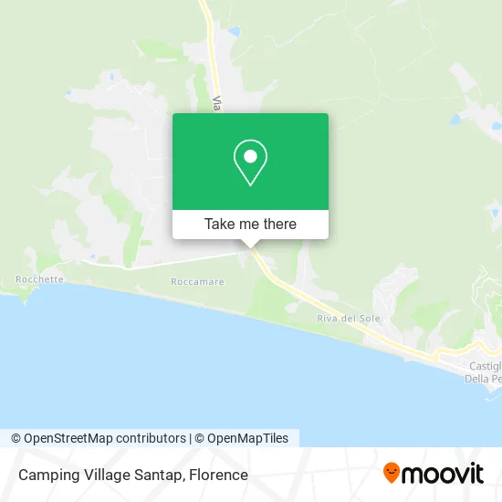 Camping Village Santap map