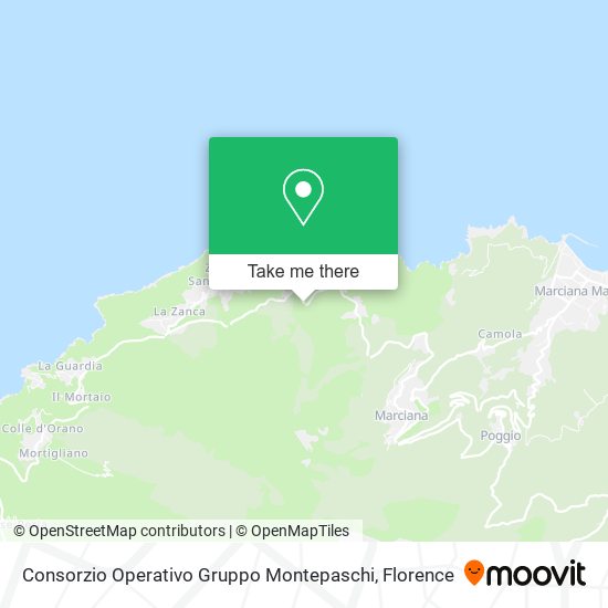 Consorzio Operativo Gruppo Montepaschi map
