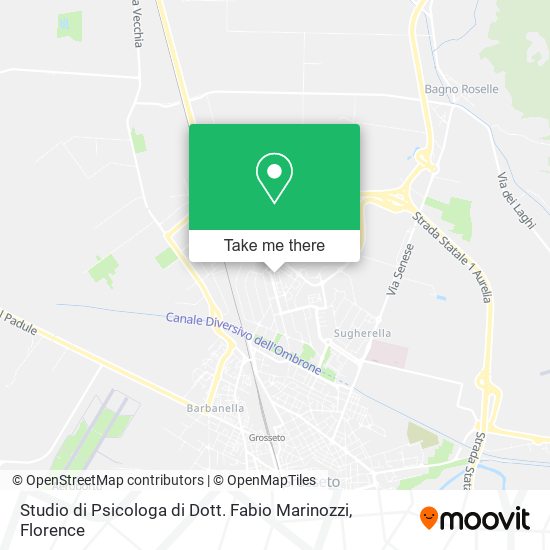 Studio di Psicologa di Dott. Fabio Marinozzi map