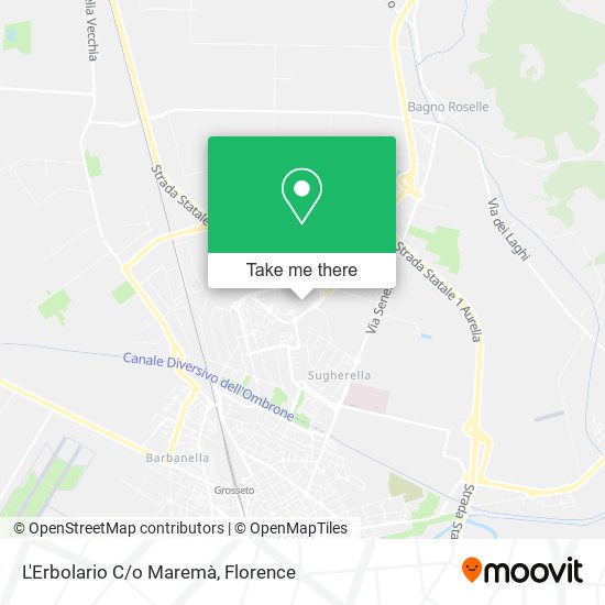 L'Erbolario C/o Maremà map
