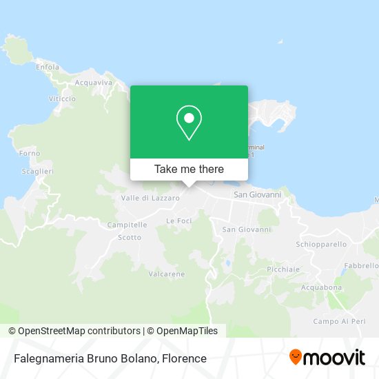 Falegnameria Bruno Bolano map