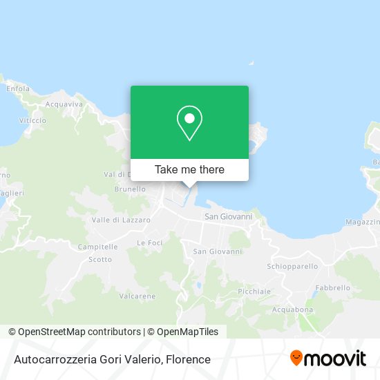 Autocarrozzeria Gori Valerio map