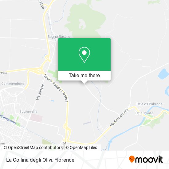 La Collina degli Olivi map