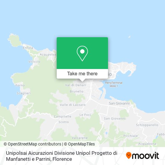Unipolsai Aicurazioni Divisione Unipol Progetto di Manfanetti e Parrini map