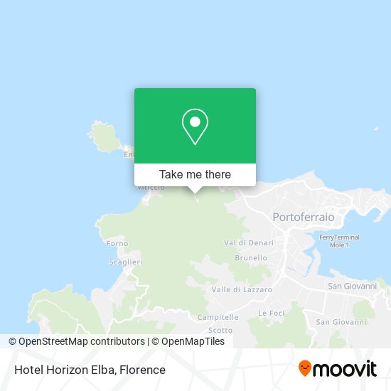 Hotel Horizon Elba map