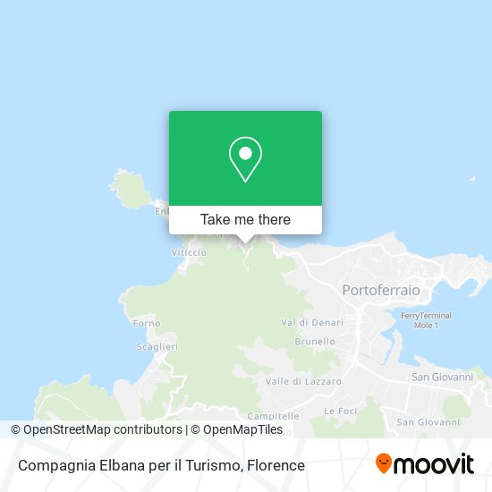 Compagnia Elbana per il Turismo map