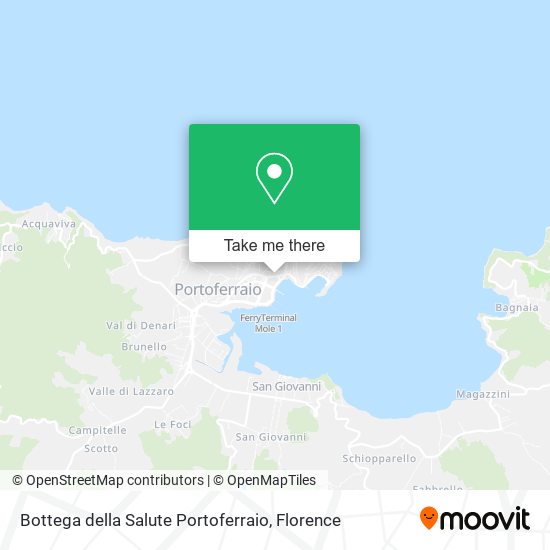 Bottega della Salute Portoferraio map