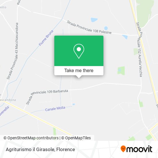 Agriturismo il Girasole map