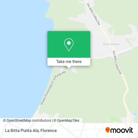La Bitta Punta Ala map