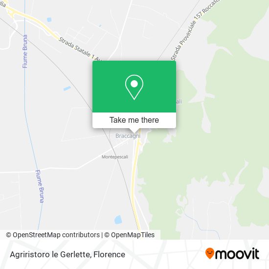 Agriristoro le Gerlette map