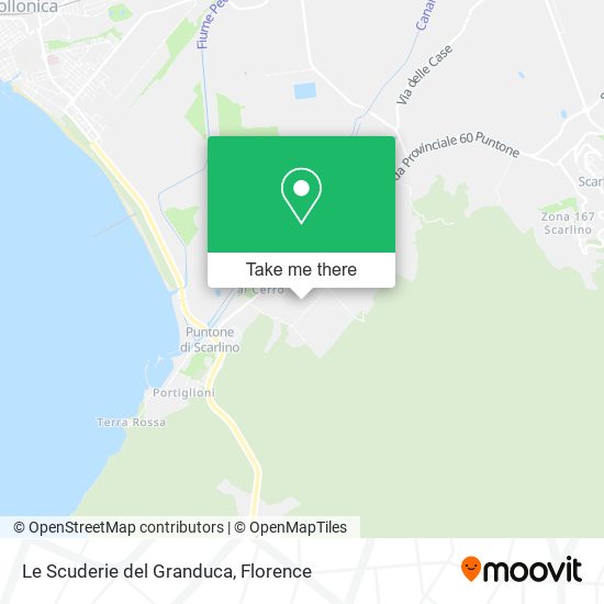 Le Scuderie del Granduca map
