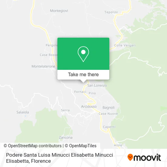 Santa Luisa Farm by Minucci Elisabetta map