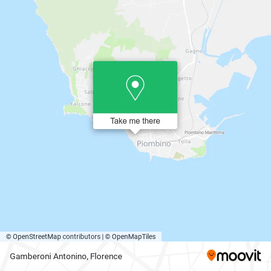 Gamberoni Antonino map