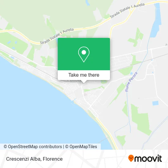 Crescenzi Alba map