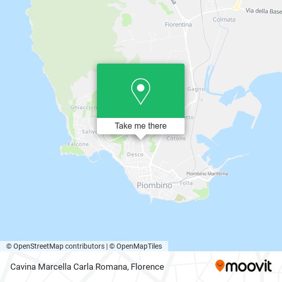 Cavina Marcella Carla Romana map