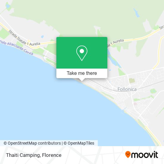 Thaiti Camping map