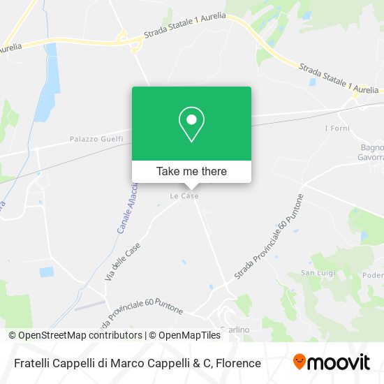 Fratelli Cappelli di Marco Cappelli & C map