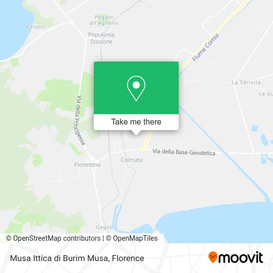 Musa Ittica di Burim Musa map