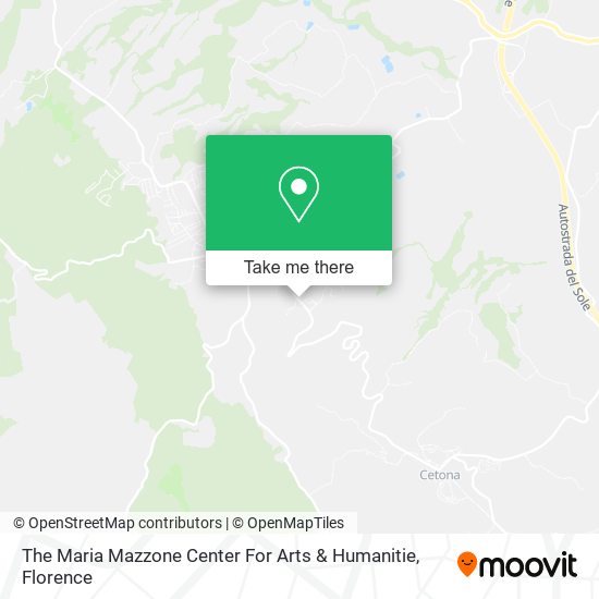 The Maria Mazzone Center For Arts & Humanitie map