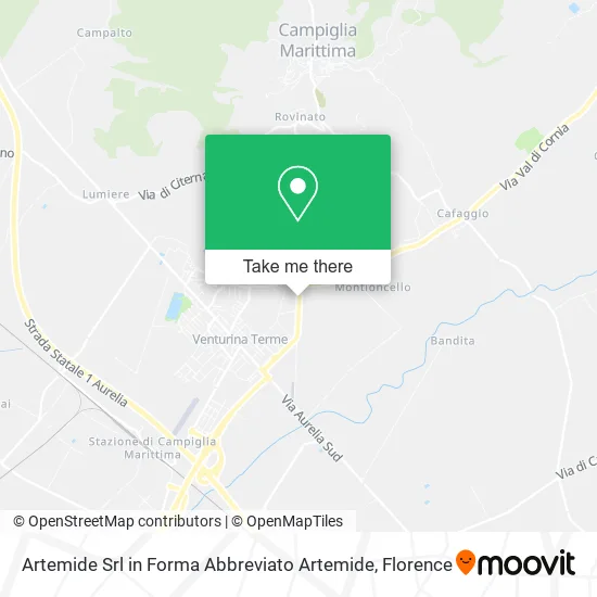 Artemide Srl in Forma Abbreviato Artemide map