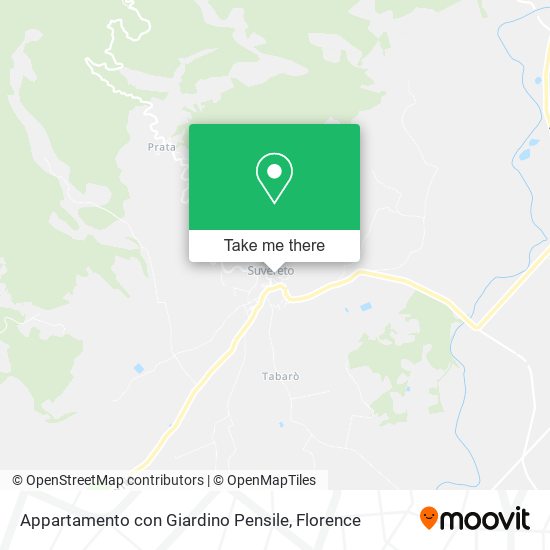 Appartamento con Giardino Pensile map