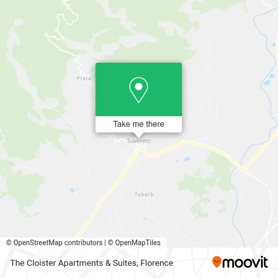 The Cloister Apartments & Suites map