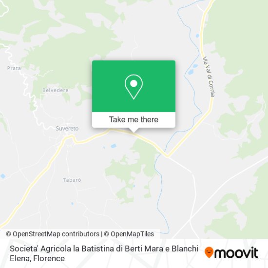 Societa' Agricola la Batistina di Berti Mara e Blanchi Elena map