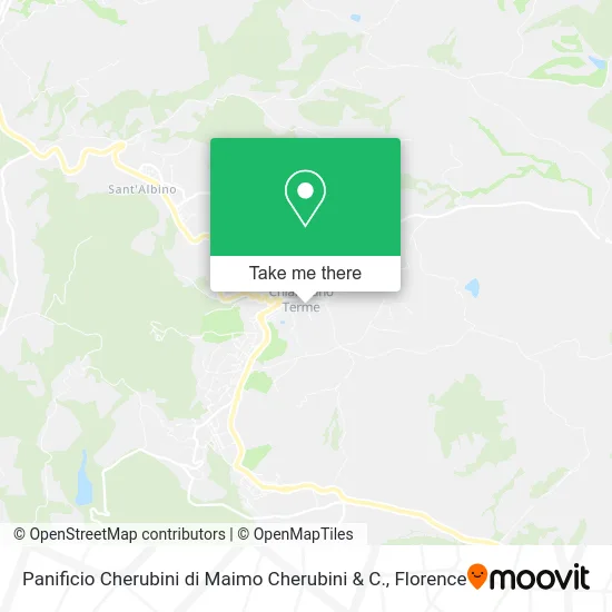 Cherubini Bakery map