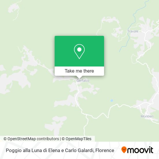 Poggio alla Luna di Elena e Carlo Galardi map