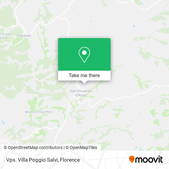 Vps. Villa Poggio Salvi map