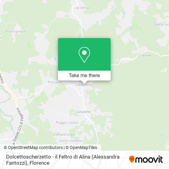 Dolcettoscherzetto - il Feltro di Alina (Alessandra Fantozzi) map