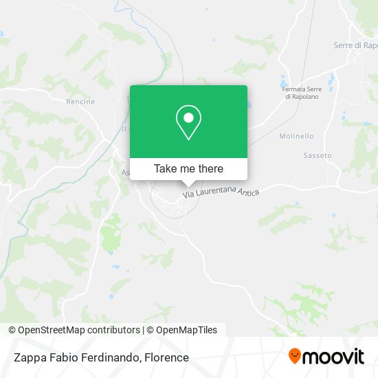 Zappa Fabio Ferdinando map