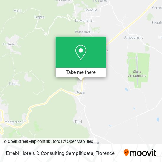 Errebi Hotels & Consulting Semplificata map
