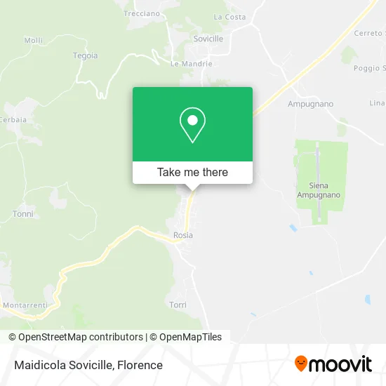 Maidicola Sovicille map