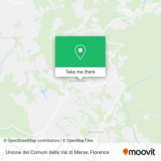 Unione dei Comuni della Val di Merse map
