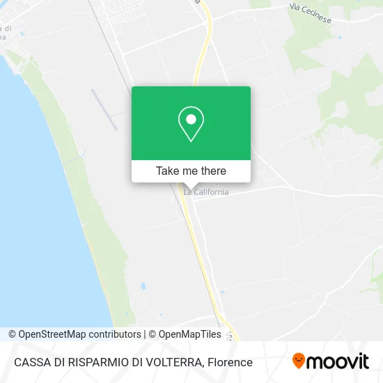 CASSA DI RISPARMIO DI VOLTERRA map