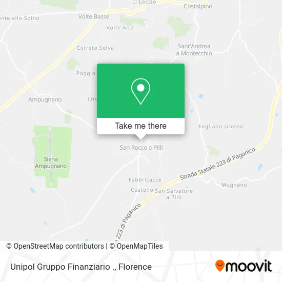 Unipol Financial Group map
