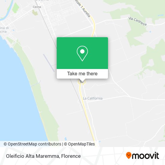 Oleificio Alta Maremma map