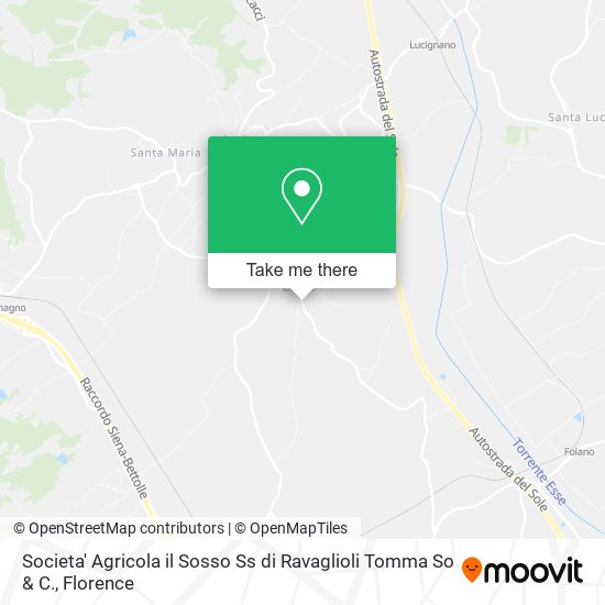 Societa' Agricola il Sosso Ss di Ravaglioli Tomma So & C. map