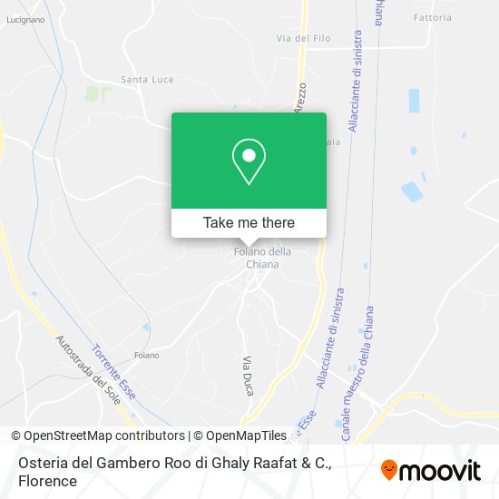 Osteria del Gambero Roo di Ghaly Raafat & C. map