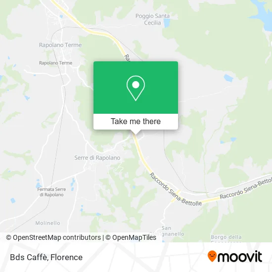 Bds Caffè map