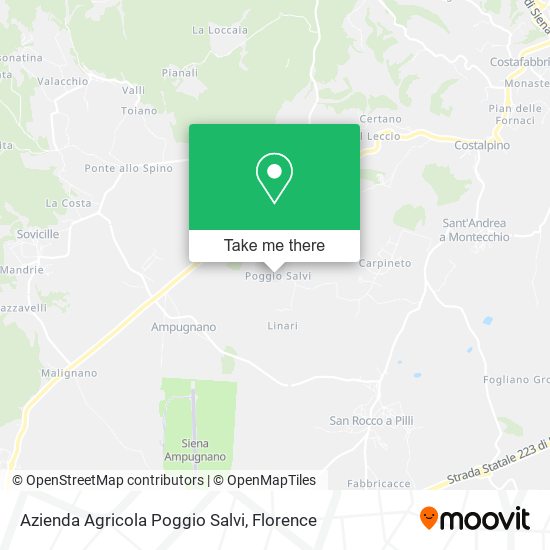 Azienda Agricola Poggio Salvi map
