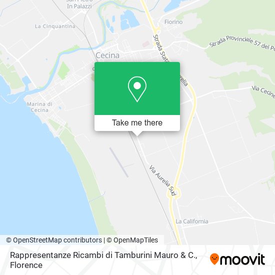 Rappresentanze Ricambi di Tamburini Mauro & C. map