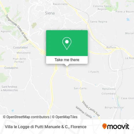 Villa le Logge di Putti Manuele & C. map