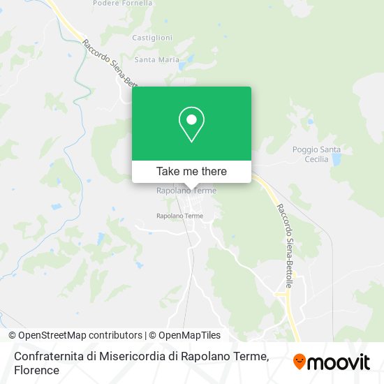 Confraternita di Misericordia di Rapolano Terme map