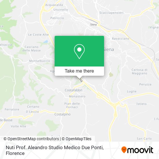Nuti Prof. Aleandro Studio Medico Due Ponti map